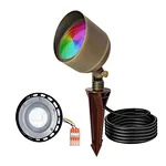 LED Solid Brass Outdoor Garden Light